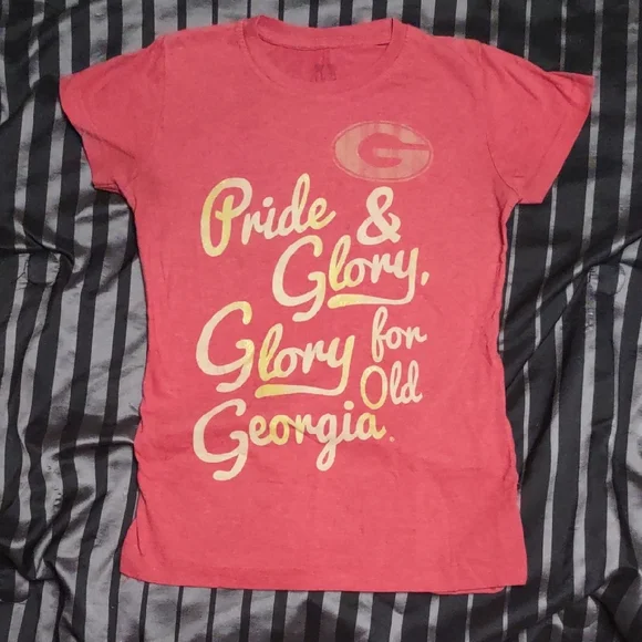 Red Georgia Pride T-Shirt - Picture 1 of 7